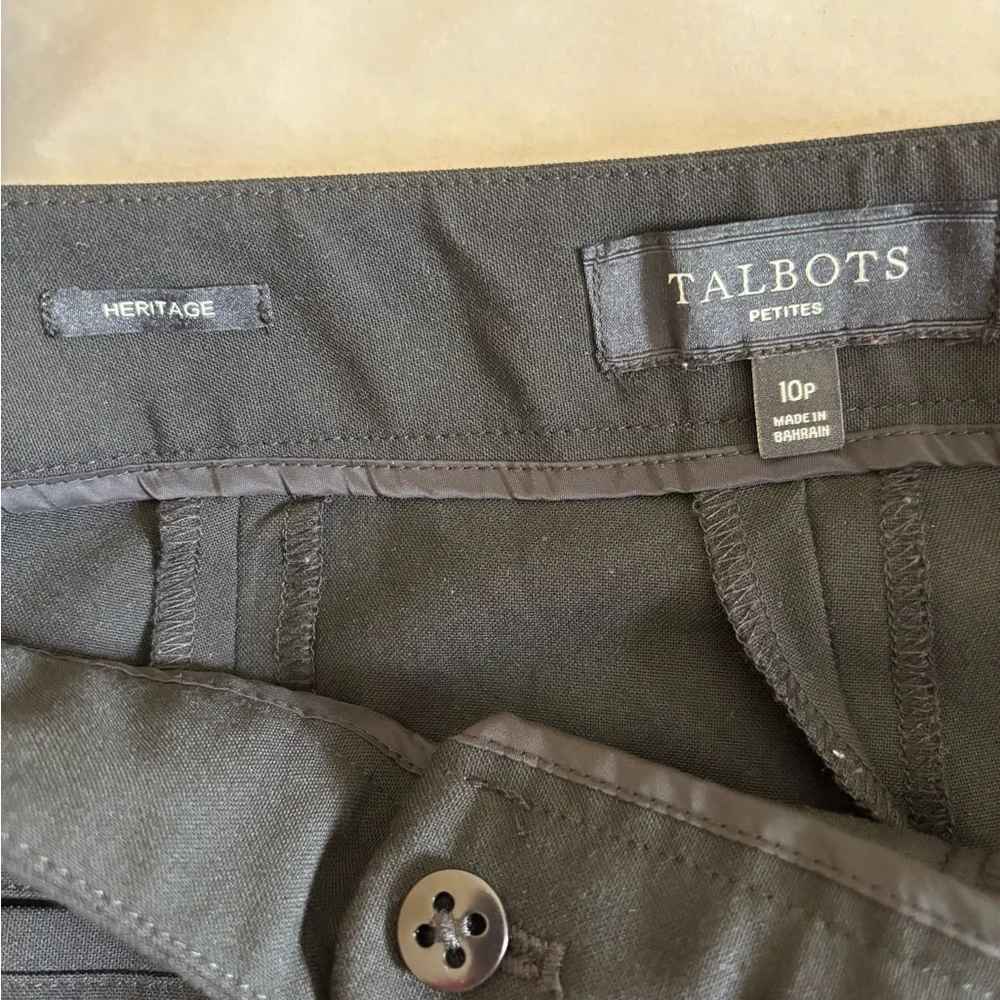 Talbots black dress pants trouser women’s size 10 petite